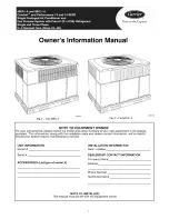 Carrier 48ES-A36 Owner'S Information Manual предпросмотр