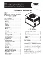 Preview for 1 page of Carrier 48ES Installation Instructions Manual