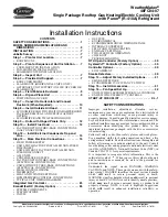 Preview for 1 page of Carrier 48FC 04 Installation Instructions Manual