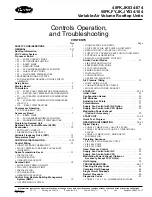 Preview for 1 page of Carrier 48FK Controls Operation And Troubleshooting