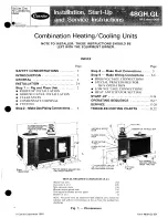 Carrier 48GH Installation, Start-Up And Service Instructions Manual preview