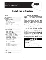 Carrier 48HE003 Installation Instructions Manual preview