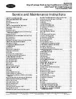 Carrier 48JC04-06 Service And Maintenance Instructions preview