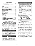 Предварительный просмотр 2 страницы Carrier 48PG24 Controls, Start-Up, Operation, Service And Troubleshooting Instructions