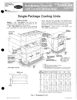 Carrier 50BA Installation, Start-Up And Service Instructions Manual preview