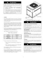 Предварительный просмотр 3 страницы Carrier 50CE Series Owner'S Information Manual