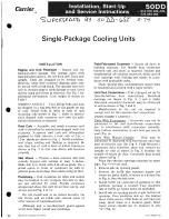 Preview for 1 page of Carrier 50DD012 Installation, Start-Up And Service Instructions Manual