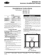 Preview for 1 page of Carrier 50DJ-901---331 Installation Instructions