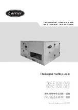 Carrier 50FC 020-099 Installation, Operation And Maintenance Instructions preview