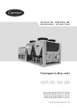 Preview for 1 page of Carrier 50FC Series Installation, Operation And Maintenance Instructions