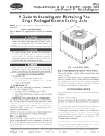 Carrier 50GL 024-060 Operating And Maintaining Manual preview