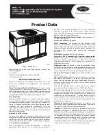 Preview for 1 page of Carrier 50GL-A Product Data