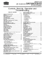 Preview for 1 page of Carrier /50HC 04-28 Controls, Start-Up, Operation And Troubleshooting