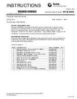 Preview for 1 page of Carrier 50HJ660009 Instructions Manual