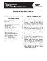 Preview for 1 page of Carrier 50HT-A07 Installation Instructions Manual