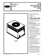 Preview for 1 page of Carrier 50JX Series Product Data