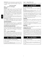 Preview for 2 page of Carrier 50PM20 Installation Instructions Manual