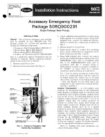 Предварительный просмотр 1 страницы Carrier 50RQ900291 Installation Instructions