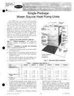 Carrier 50WQ Installation, Start-Up And Service Instructions Manual предпросмотр