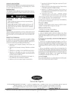 Предварительный просмотр 4 страницы Carrier 50XL-A Owner'S Information Manual