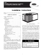 Carrier 50ZP024 Installation Instructions Manual предпросмотр