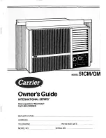 Carrier 51CM Owner'S Manual предпросмотр