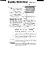 Carrier 51DQ Operating Instructions preview