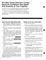 Preview for 2 page of Carrier 51FP Owner'S Handbook Manual