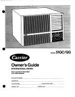 Preview for 1 page of Carrier 51QC Owner'S Manual