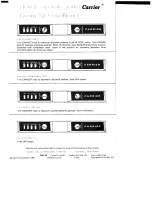 Preview for 2 page of Carrier 51WA Operating Instructions