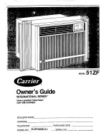 Preview for 1 page of Carrier 51ZF Owner'S Manual