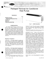 Carrier 52AQ Start-Up And Service Instructions preview