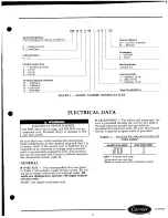 Предварительный просмотр 3 страницы Carrier 52EE Installation, Operation And Maintenance Instructions