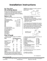 Preview for 2 page of Carrier 52F Series Installation Instructions Manual