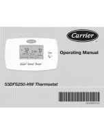 Carrier 53DFS250-HW Operating Manual preview