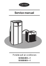 Preview for 1 page of Carrier 53SSA009 1 Series Service Manual