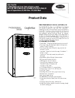 Preview for 1 page of Carrier 58CTA/CTX Product Data