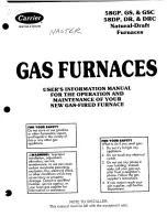 Carrier 58DP User'S Information Manual preview