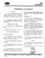 Preview for 1 page of Carrier 58H Installation Instructions Manual