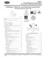 Carrier 58MCA series Installation And Operating Instructions Manual preview