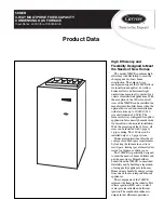 Preview for 1 page of Carrier 58MCB040 Product Data