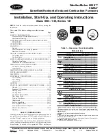 Preview for 1 page of Carrier 58ZAV Series Installation, Start-Up, And Operating Instructions Manual