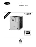 Предварительный просмотр 1 страницы Carrier 61AF Operating Instructions Manual