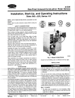 Carrier 61SW Installation, Start-Up, And Operating Instructions Manual preview