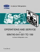 Предварительный просмотр 1 страницы Carrier 69NT40-541-001 Operation And Service