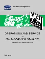 Preview for 1 page of Carrier 69NT40-541-306 Operation And Service