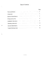 Preview for 2 page of Carrier 73SC005A1C Use And Care Manual