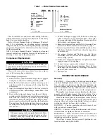 Preview for 2 page of Carrier 73TCA005101B Start-Up And Service Instructions