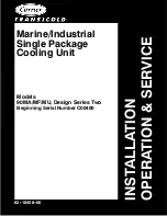 Preview for 1 page of Carrier 90MA Installation, Operation And Service Manual