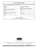 Preview for 10 page of Carrier A10247 Owner'S Manual